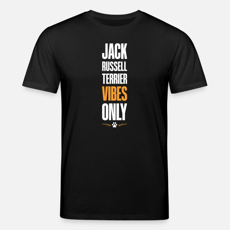 Jack Russell Terrier Vibes - Stanley/Stella Unisex Bio-T-Shirt CREATOR - Schwarz