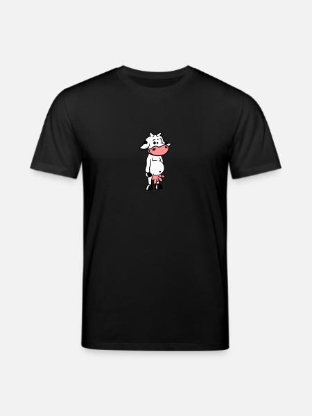 Petite vache douce mignonne - T-shirt bio CREATOR Stanley/Stella Unisexe - noir