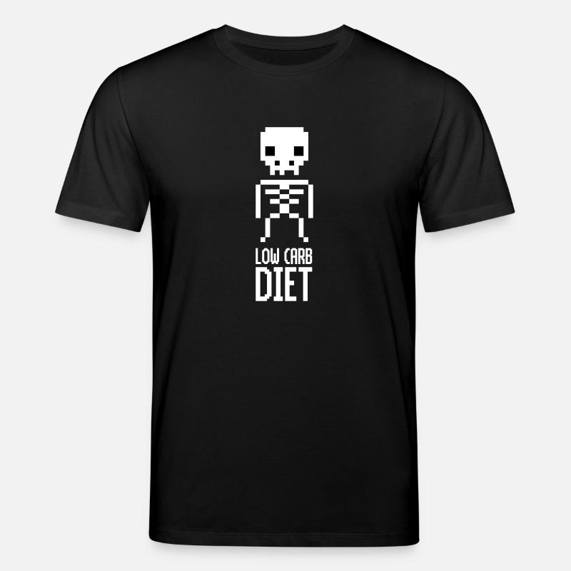 Low Carb Diet Skeleton - Stanley/Stella Unisex Bio-T-Shirt CREATOR  - Schwarz
