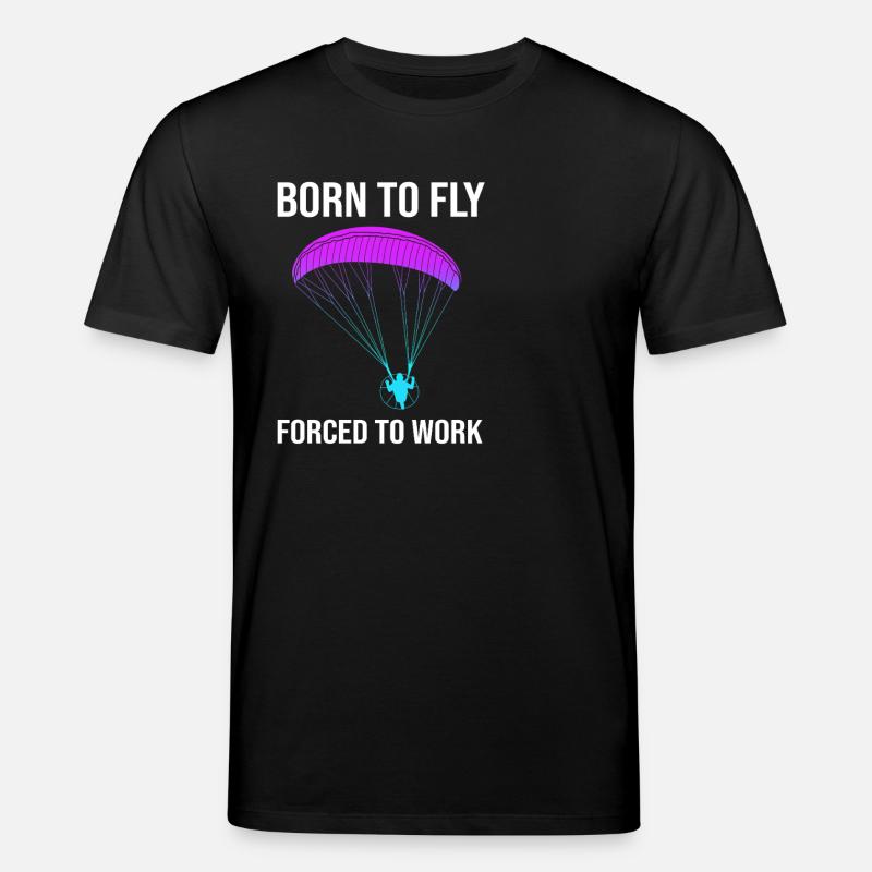 Gleitschirm Gleitschirmflieger Parapente - T-shirt bio CREATOR Stanley/Stella Unisexe - noir