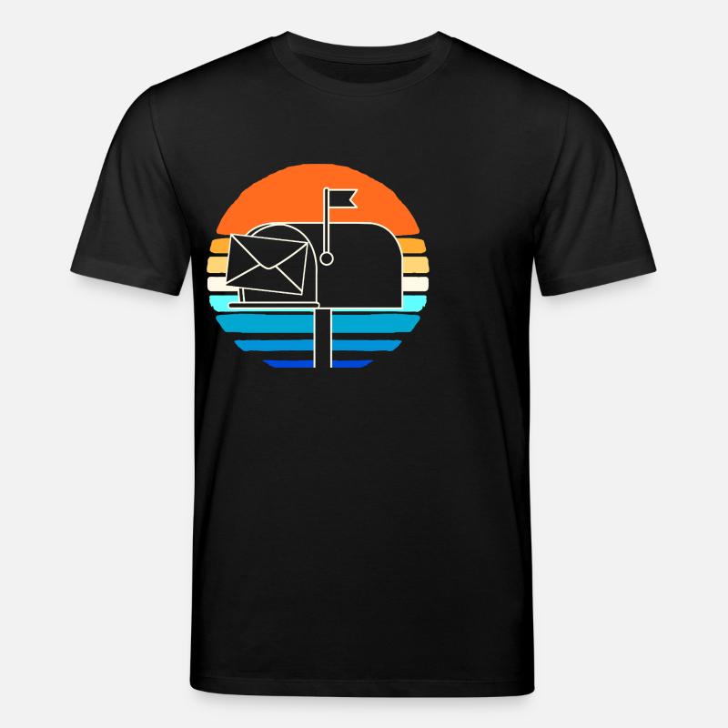 Cachet de la poste - T-shirt bio CREATOR Stanley/Stella Unisexe - noir