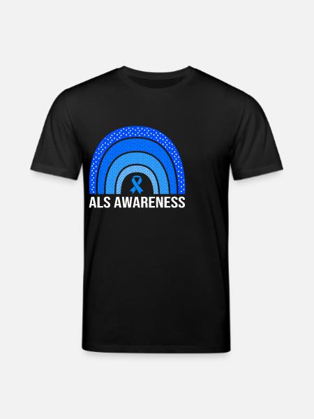 ALS nerve disease - Stanley/Stella CREATOR Unisex Organic T-Shirt - black