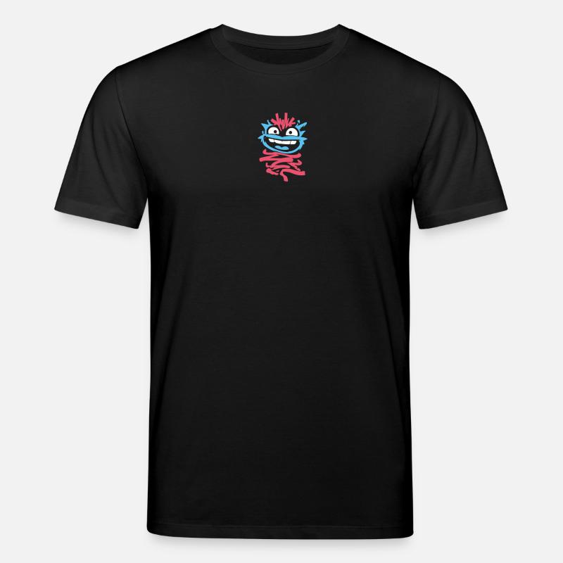Kleine Monster: Punk-Affe mit Zwinkern - Stanley/Stella Unisex Bio-T-Shirt CREATOR  - Schwarz