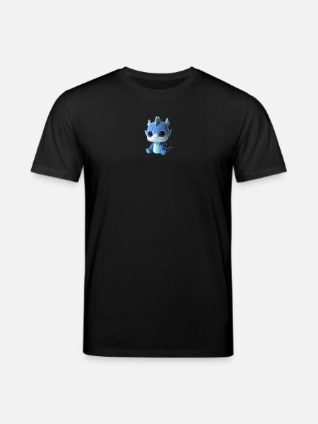 Cute Dragon Plush Charm - Stanley/Stella CREATOR Unisex Organic T-Shirt - black