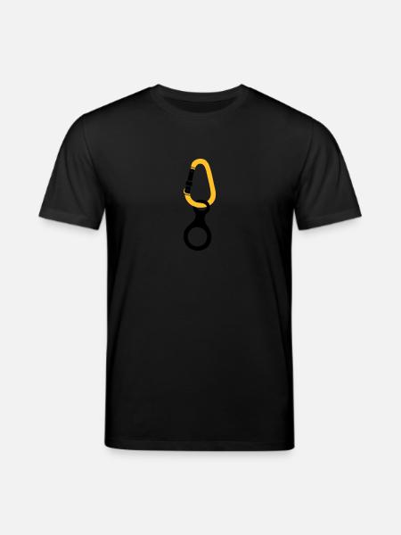 Karabiner Abseilacht - Stanley/Stella Unisex Bio-T-Shirt CREATOR  - Schwarz
