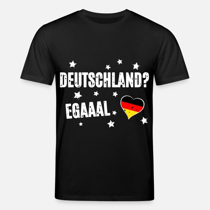 Lustiger Spruch Egal - Stanley/Stella Unisex Bio-T-Shirt CREATOR  - Schwarz