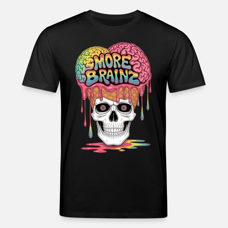 Zombie Eiscreme Wahnsinn - Stanley/Stella Unisex Bio-T-Shirt CREATOR  - Schwarz