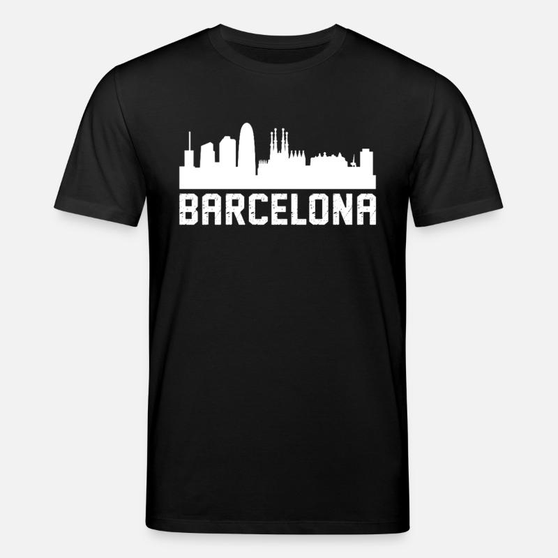 Horizon de Barcelone - T-shirt bio CREATOR Stanley/Stella Unisexe - noir