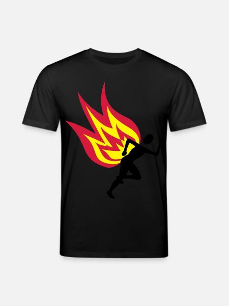 Feu de Jogger - T-shirt bio CREATOR Stanley/Stella Unisexe - noir
