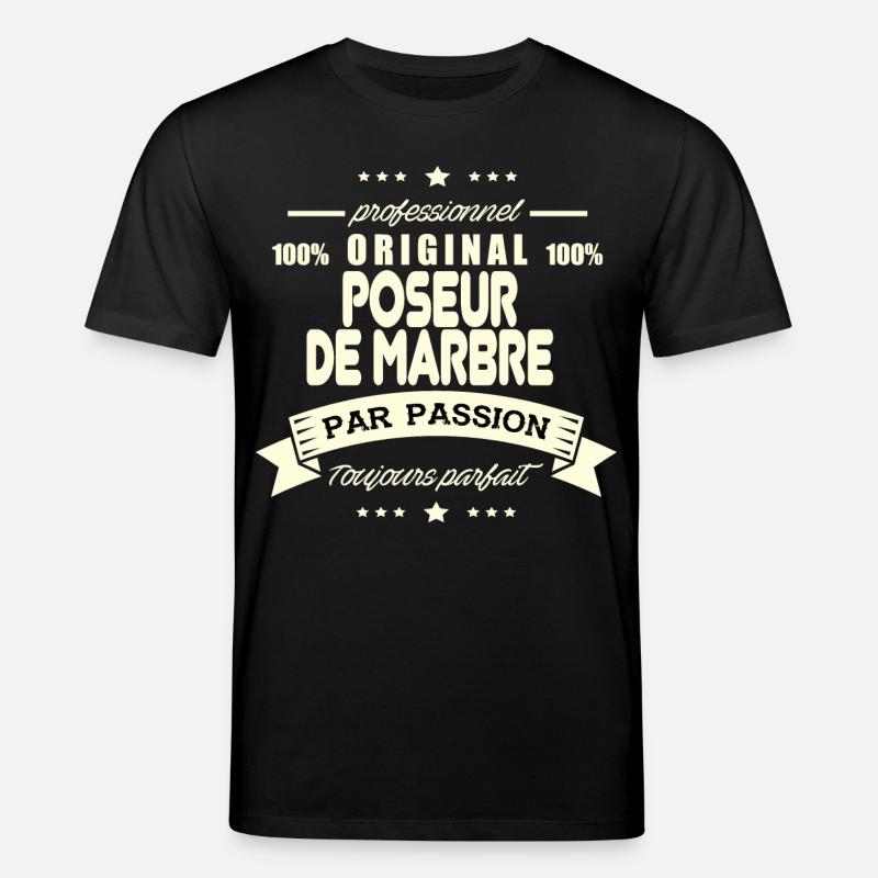 Poseur de marbre Original - T-shirt bio CREATOR Stanley/Stella Unisexe - noir