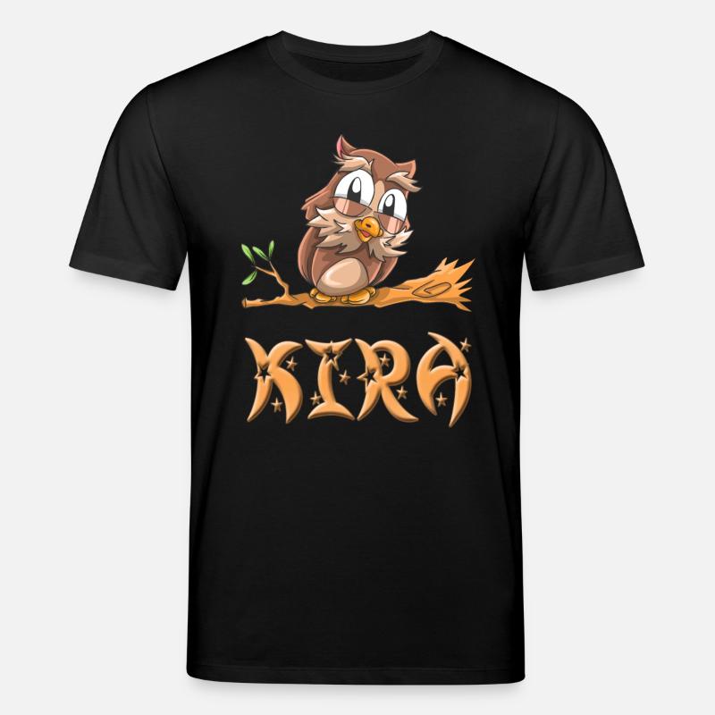 Eule Kira - Stanley/Stella Unisex Bio-T-Shirt CREATOR  - Schwarz