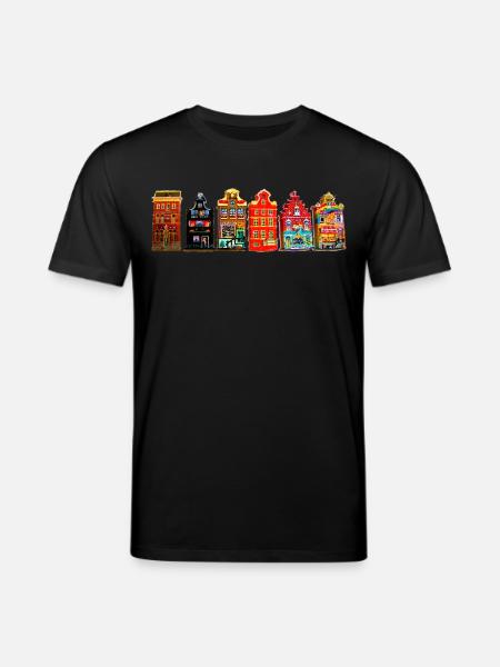 hot spot Amsterdam - Stanley/Stella Unisex Bio-T-Shirt CREATOR  - Schwarz