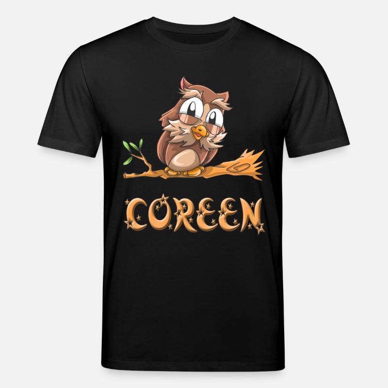 Eule Coreen - Stanley/Stella Unisex Bio-T-Shirt CREATOR  - Schwarz