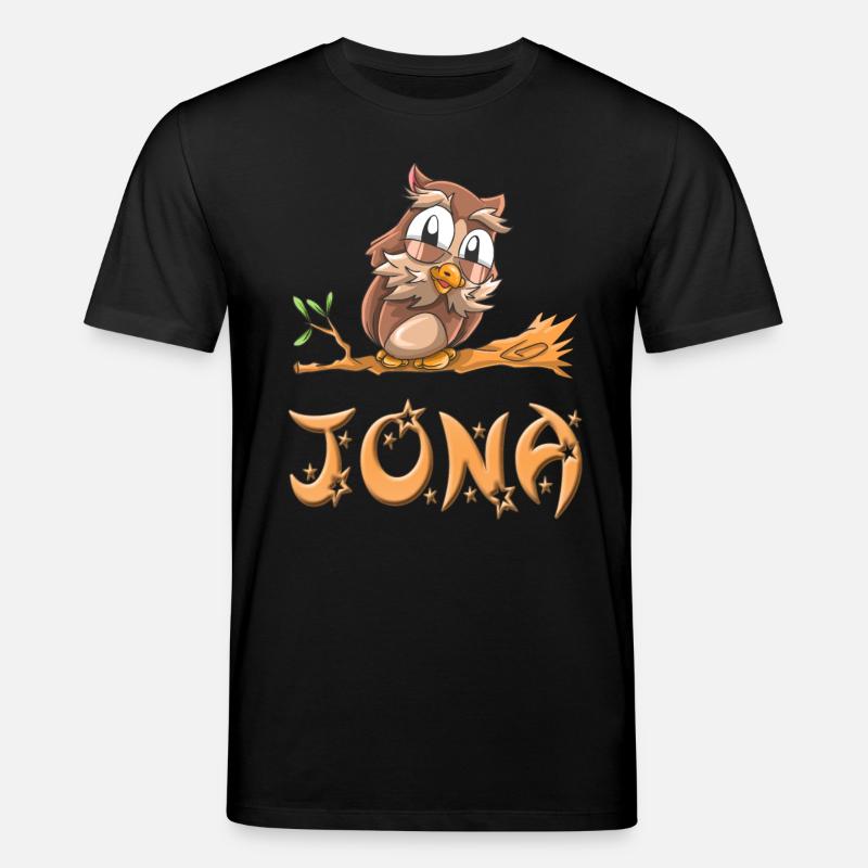 Eule Jona - Stanley/Stella Unisex Bio-T-Shirt CREATOR  - Schwarz