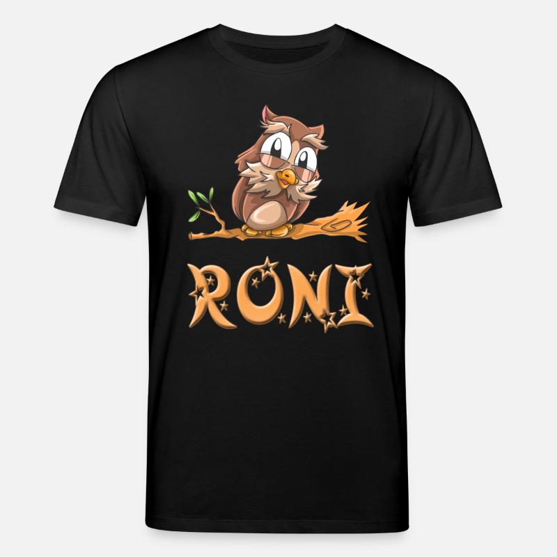 Eule Roni - Stanley/Stella Unisex Bio-T-Shirt CREATOR - Schwarz