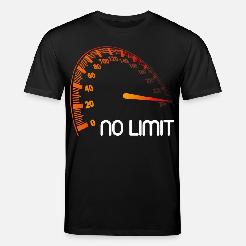 Speedometer - Ingen grænse - Stanley/Stella CREATOR økologisk unisex-T-shirt - sort