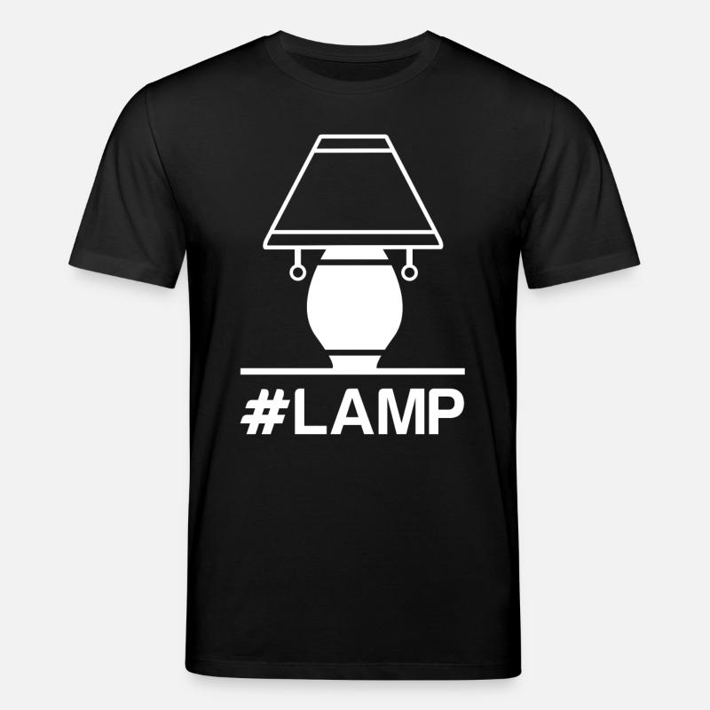 Lampe Glühbirne Lampenschirm Leuchte - Stanley/Stella Unisex Bio-T-Shirt CREATOR  - Schwarz
