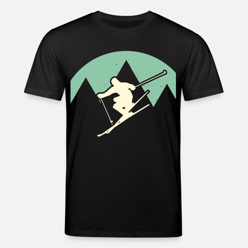skieur - T-shirt bio CREATOR Stanley/Stella Unisexe - noir