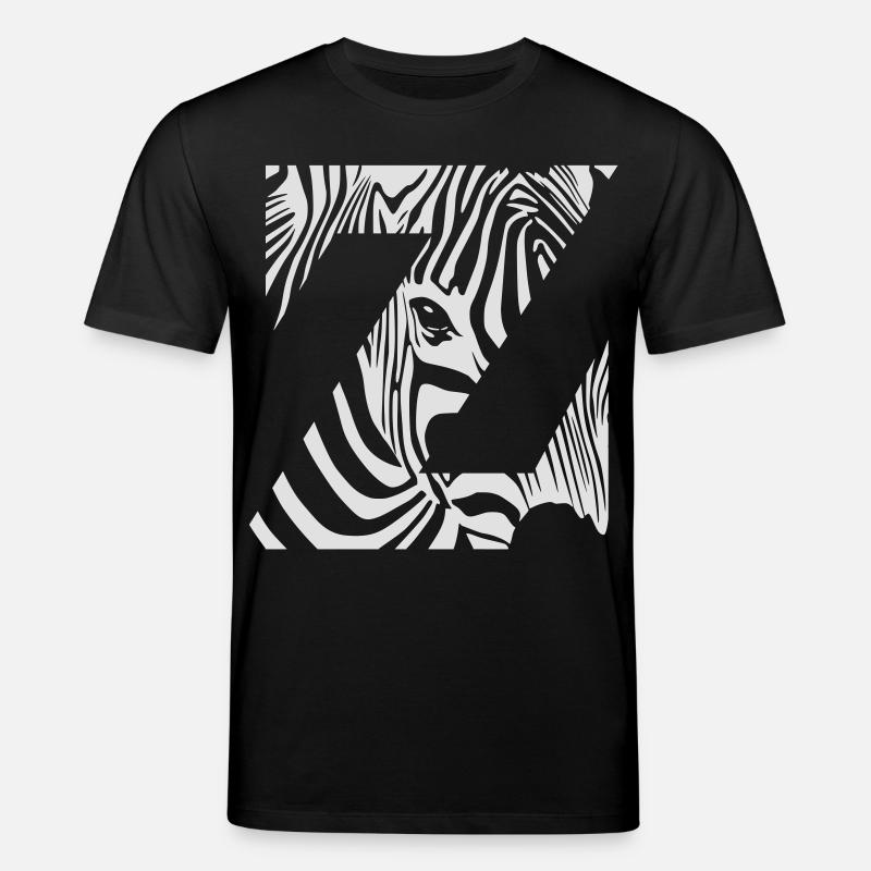 Zebra Mix Mono White - T-shirt bio CREATOR Stanley/Stella Unisexe - noir
