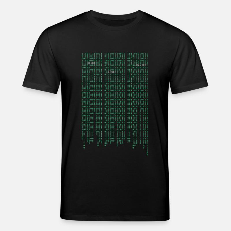 Matrix code - Stanley/Stella Unisex Bio-T-Shirt CREATOR  - Schwarz