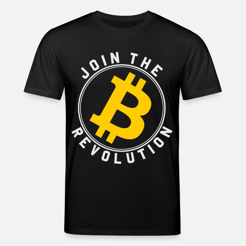 Das Bitcoin Revolutionszeichen - Stanley/Stella Unisex Bio-T-Shirt CREATOR  - Schwarz