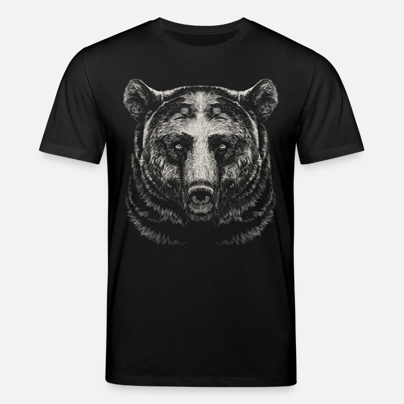 Bär - Stanley/Stella Unisex Bio-T-Shirt CREATOR  - Schwarz