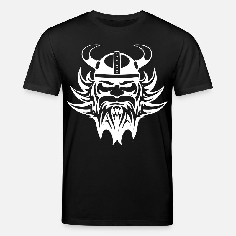 Wikingerkopf - Wikinger - Stanley/Stella Unisex Bio-T-Shirt CREATOR  - Schwarz