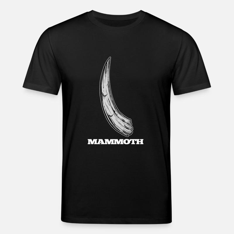 Mammut Elfenbein Stosszähne - Stanley/Stella Unisex Bio-T-Shirt CREATOR  - Schwarz