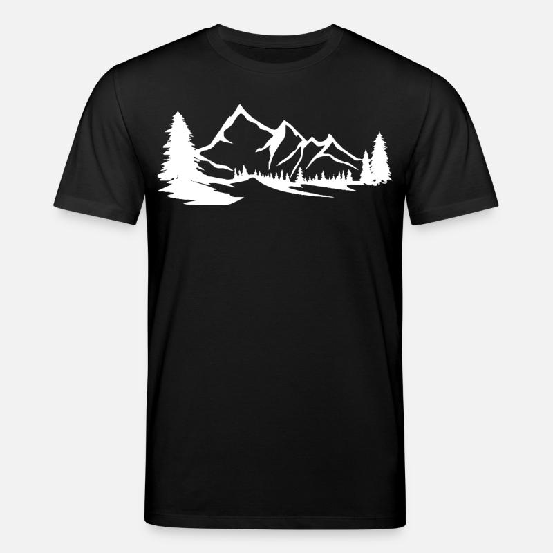 Berge - Gebirge - Stanley/Stella Unisex Bio-T-Shirt CREATOR  - Schwarz