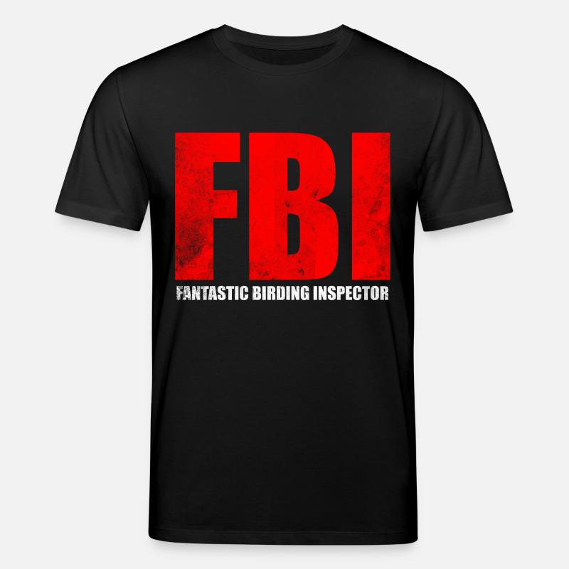 FBI Birding Inspector Design - Stanley/Stella Unisex Bio-T-Shirt CREATOR  - Schwarz