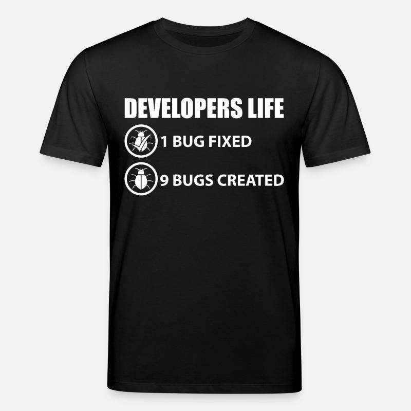 Blague programmeur - T-shirt bio CREATOR Stanley/Stella Unisexe - noir