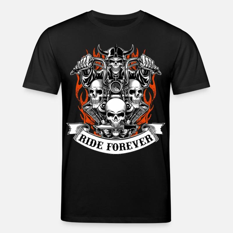 Motorradfahrer - Stanley/Stella Unisex Bio-T-Shirt CREATOR - Schwarz