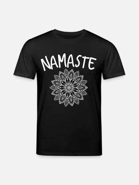 Yoga Namaste méditation - T-shirt bio CREATOR Stanley/Stella Unisexe - noir