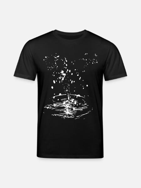 Wasserwirbel Spritzkreis - Stanley/Stella Unisex Bio-T-Shirt CREATOR  - Schwarz