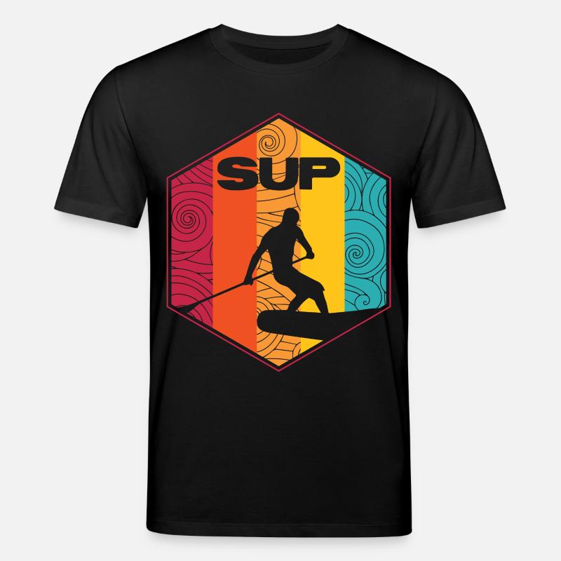 Conception de surf SUP - T-shirt bio CREATOR Stanley/Stella Unisexe - noir