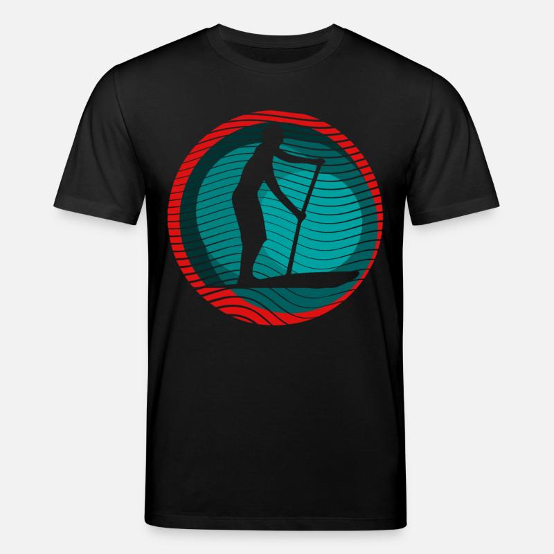 SUP Surfer - Stanley/Stella Unisex Bio-T-Shirt CREATOR  - Schwarz