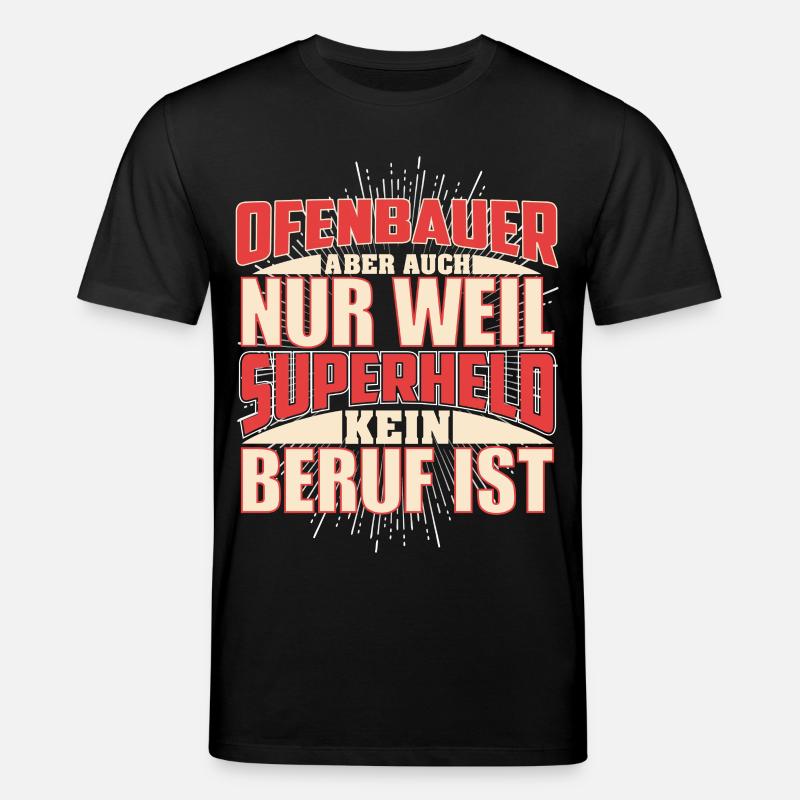 Ofenbauer Superheld - Stanley/Stella Unisex Bio-T-Shirt CREATOR  - Schwarz