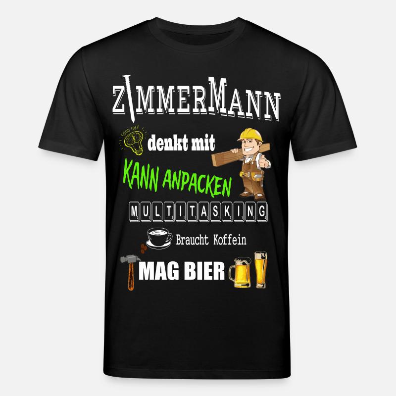Zimmermann - Stanley/Stella Unisex Bio-T-Shirt CREATOR  - Schwarz