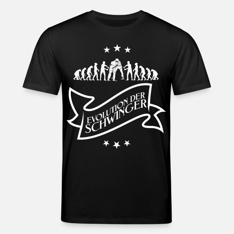 Schwinger Schwingen Evolution T-Shirt Design - Stanley/Stella Unisex Bio-T-Shirt CREATOR  - Schwarz
