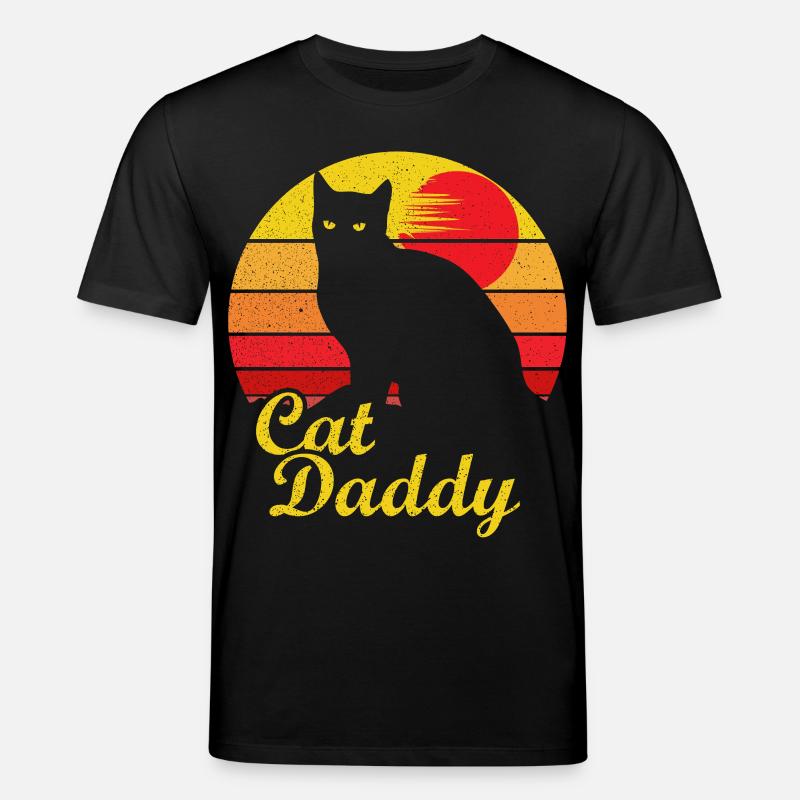 Cat Daddy Best Cat Dad - T-shirt bio CREATOR Stanley/Stella Unisexe - noir