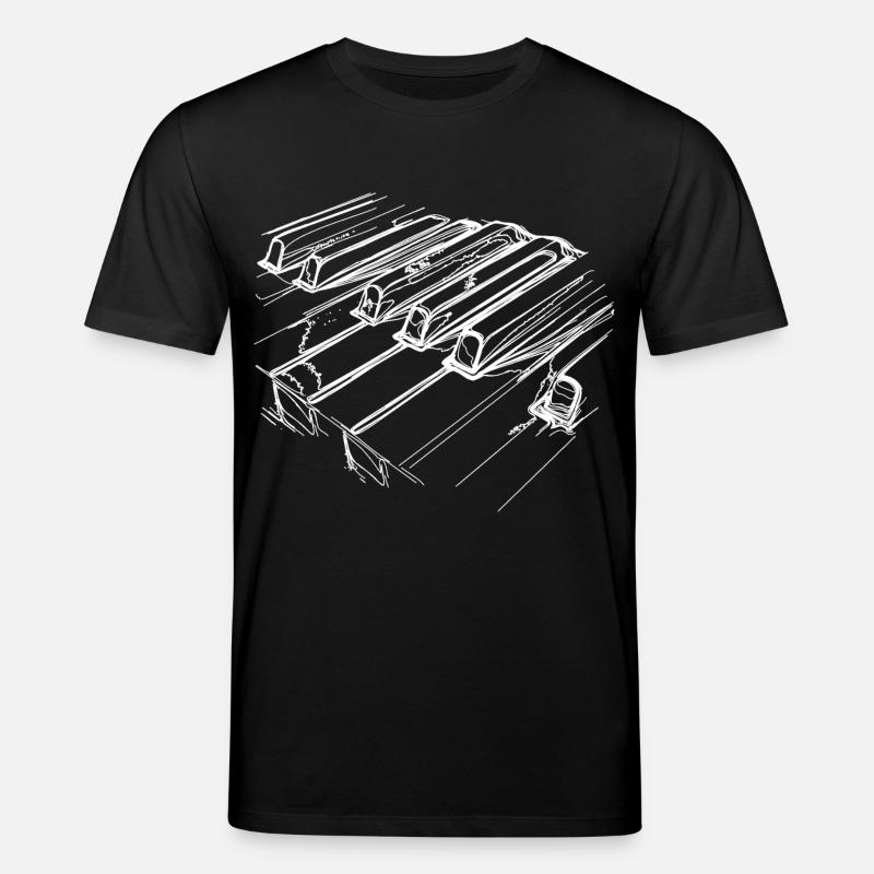 Piano - Stanley/Stella Unisex Bio-T-Shirt CREATOR  - Schwarz