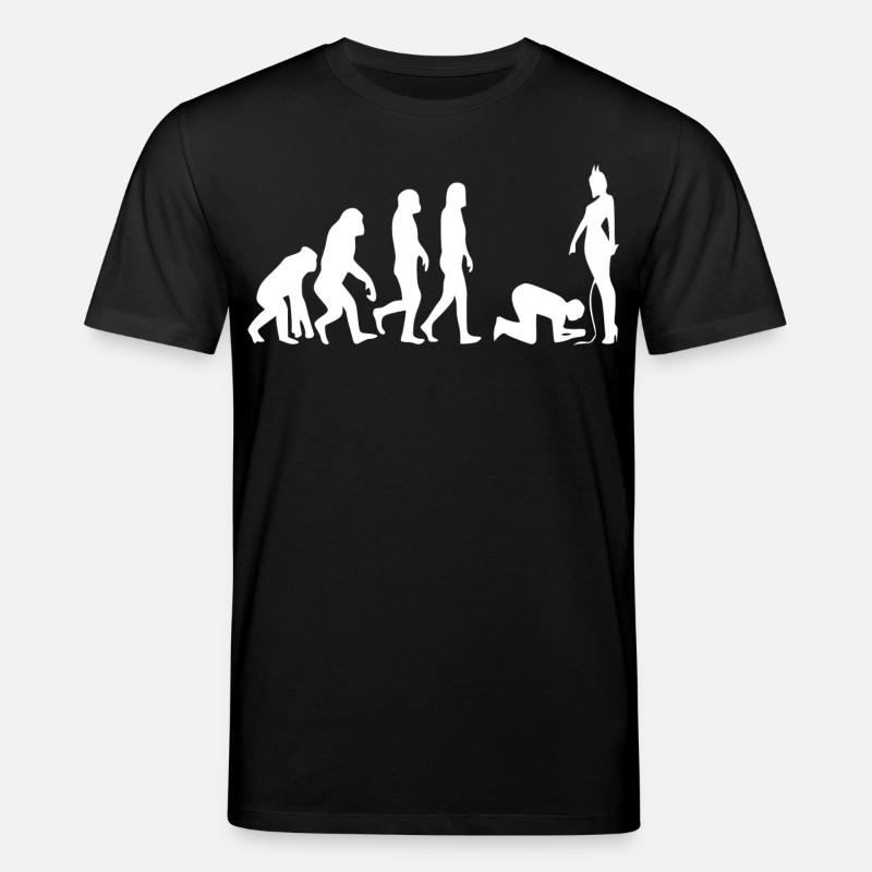 Evolution man - Stanley/Stella CREATOR Unisex Organic T-Shirt - black