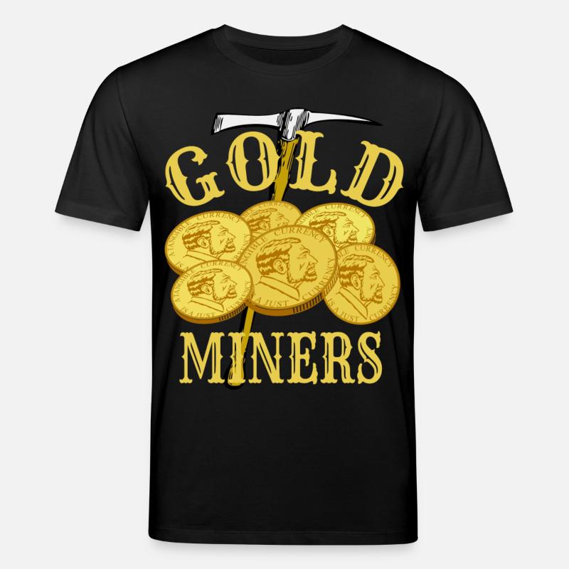 Goldgräber - Stanley/Stella Unisex Bio-T-Shirt CREATOR  - Schwarz