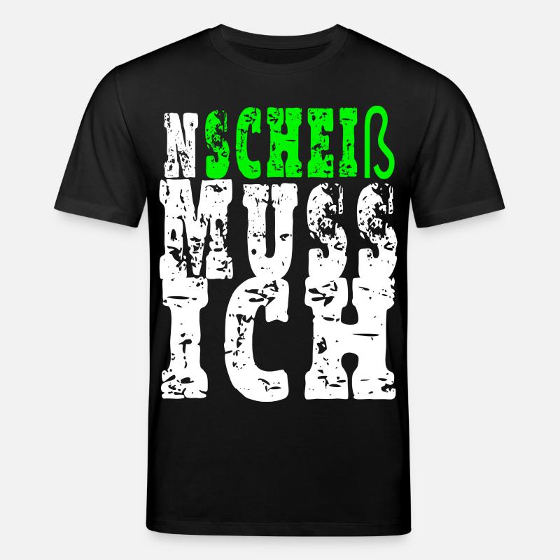 Je dois chier - T-shirt bio CREATOR Stanley/Stella Unisexe - noir