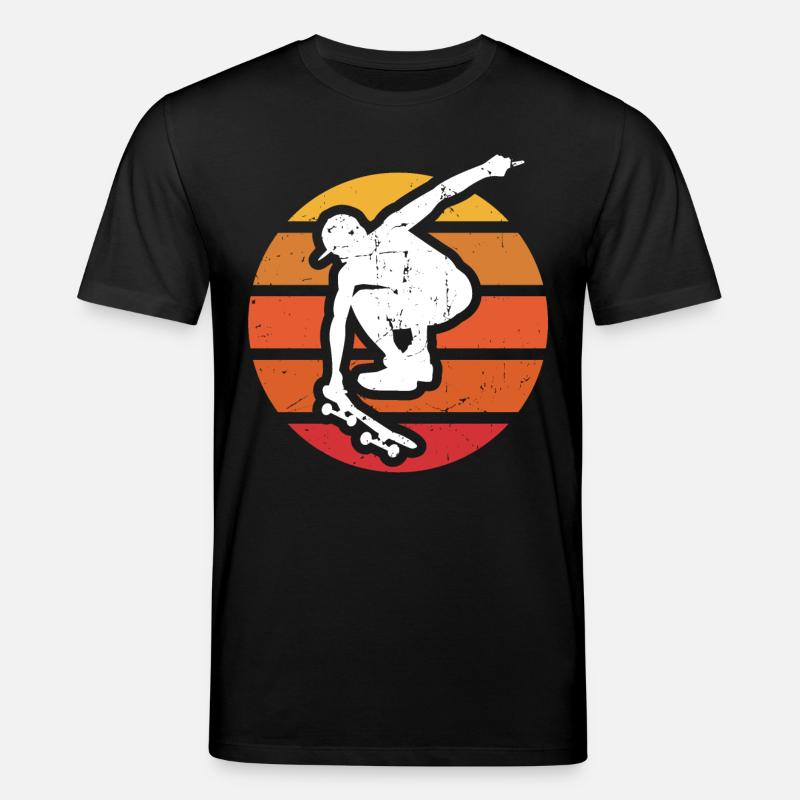 Skateboard - Stanley/Stella Unisex Bio-T-Shirt CREATOR  - Schwarz