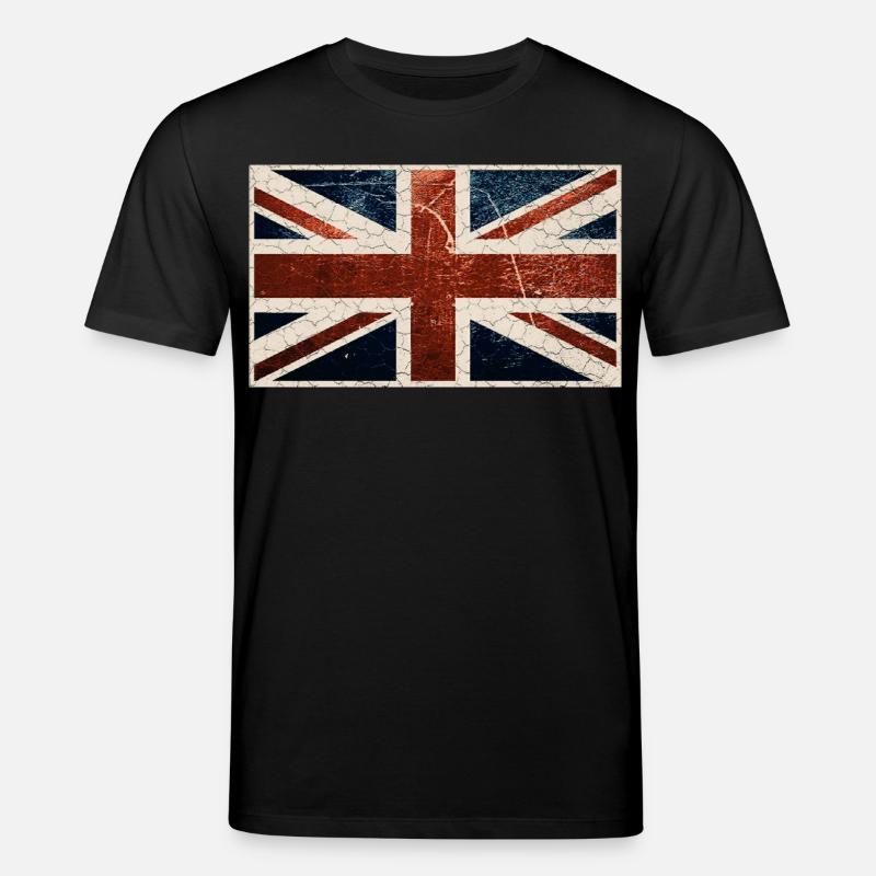 Drapeau anglais - T-shirt bio CREATOR Stanley/Stella Unisexe - noir