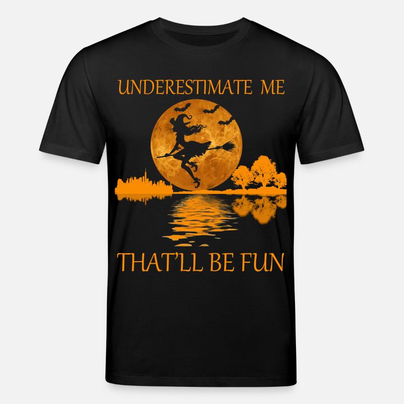 Unterschätze mich, das wird Spaß machen - Stanley/Stella Unisex Bio-T-Shirt CREATOR  - Schwarz