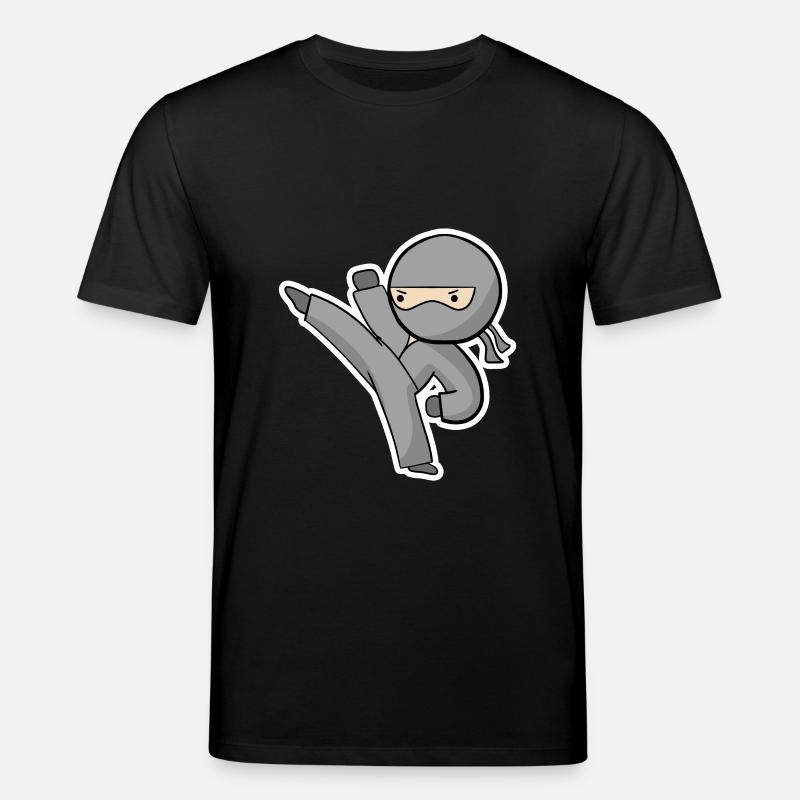 Ninja Kick - Stanley/Stella Unisex Bio-T-Shirt CREATOR - Schwarz
