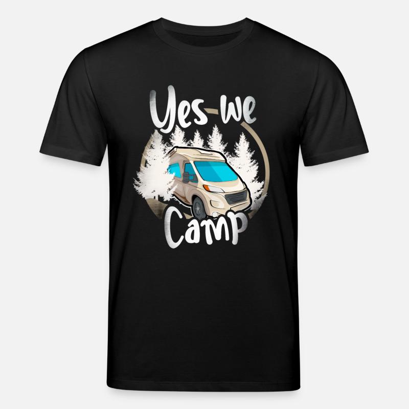 Yes We Camp - Stanley/Stella Unisex Bio-T-Shirt CREATOR - Schwarz