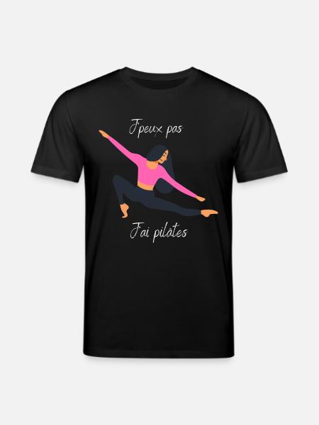 J'peux pas j'ai pilâtes - T-shirt bio CREATOR Stanley/Stella Unisexe - noir